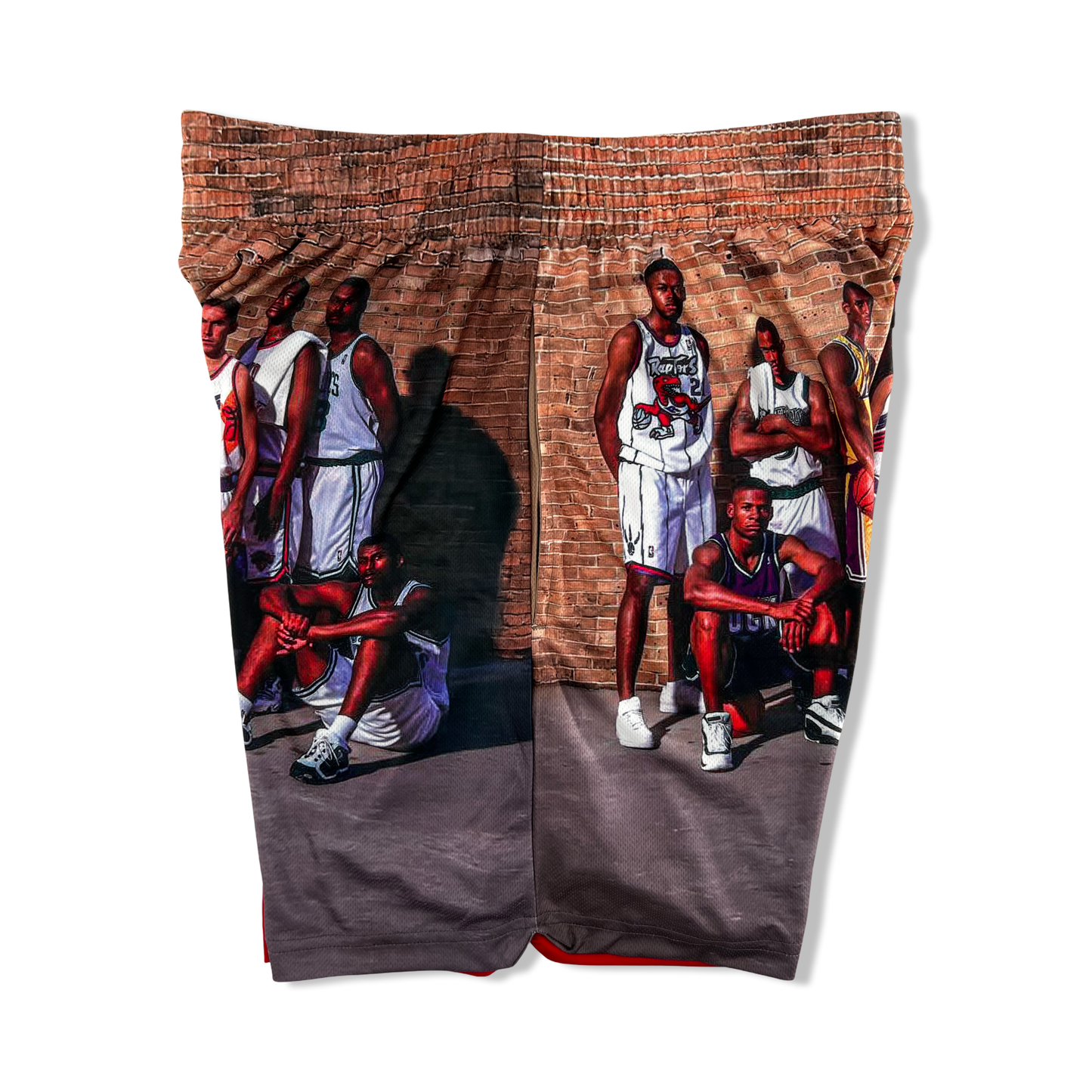 The Almanac Brand "'96 Draft Class" Kids Shorts - Brown / Red
