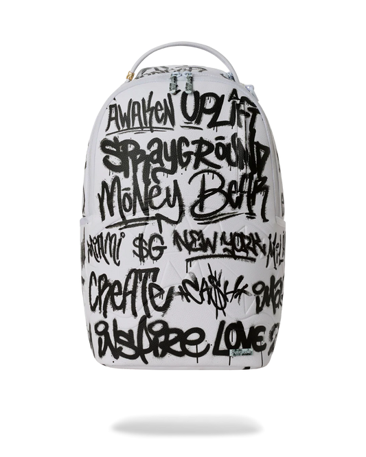 Sprayground "Think On It" Backpack - White