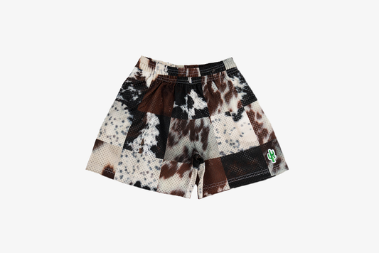Manor "Cow Hide Mesh Short " Kids - Cow Print / Bovine