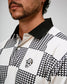 Devereux Golf "Back9 Checker Polo" Mens - Black / White