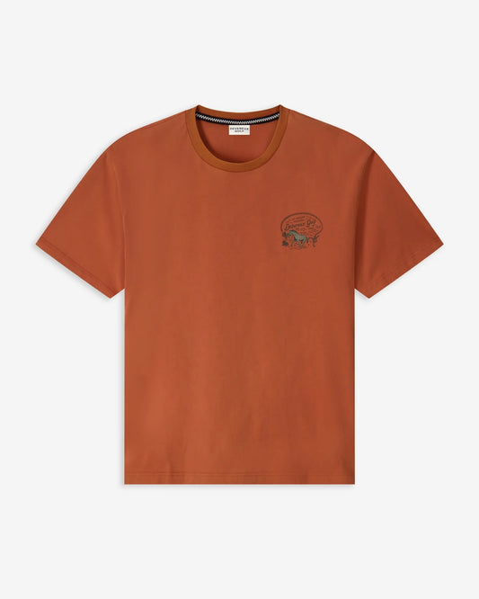 Devereux Golf "Los Vaqueros Tee" Mens - Salmon