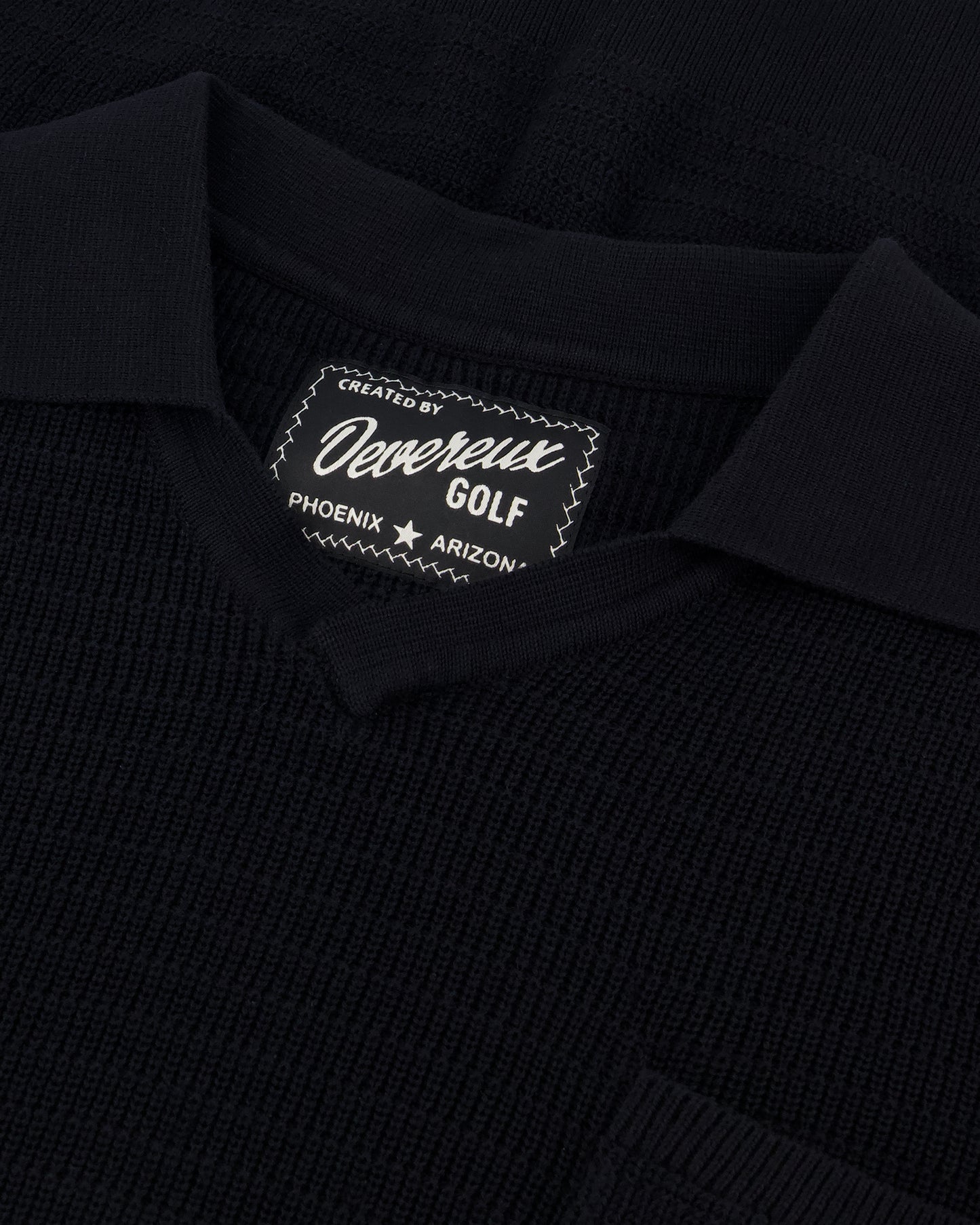 Devereux Golf "Phoenician Polo" Mens - Black