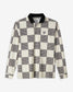 Devereux Golf "Back9 Checker Polo" Mens - Black / White