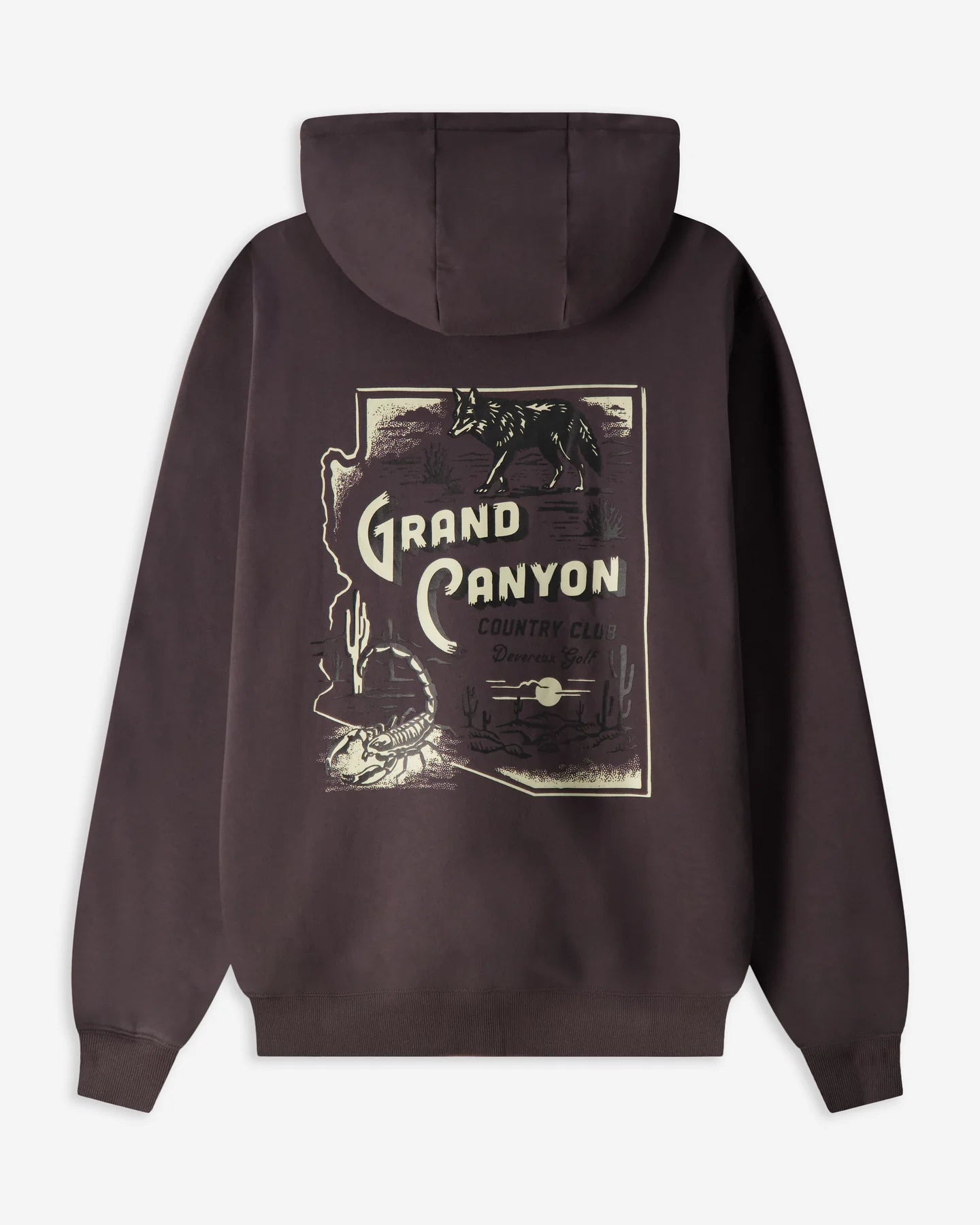 Devereux "Grand Canyon Country Club Hoodie" Mens - Faded Black