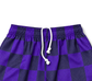 Manor "Canyon Check Short" Kids - Checkers Purple