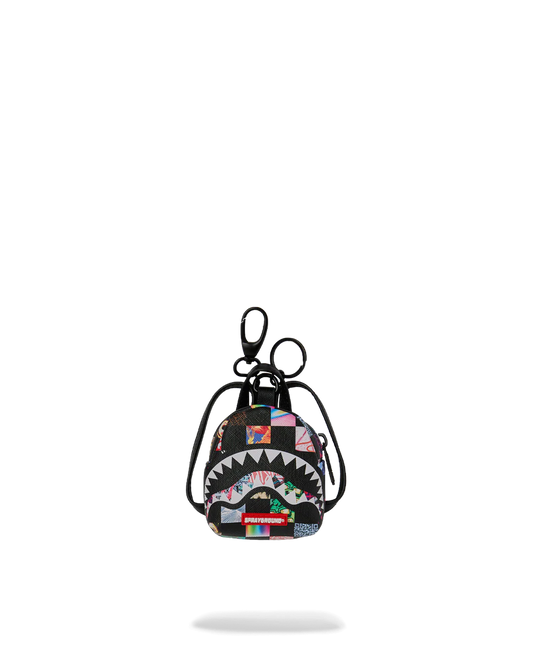 Sprayground "Sharkverse Universe Backpack" Keychain - Black