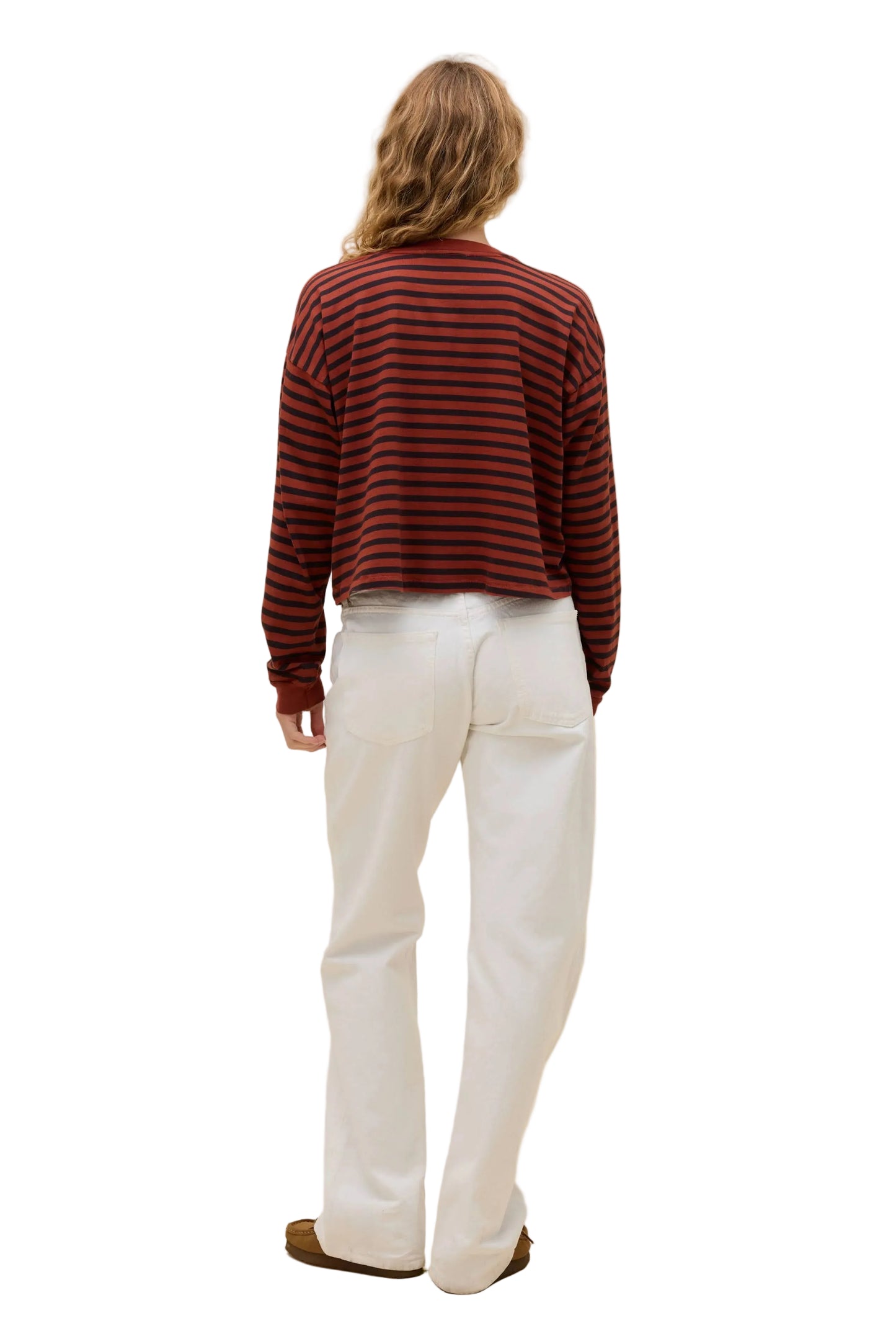 Daydreamer "Stripe Meet & Greet Long Sleeve" Womens - Canyon Stripe