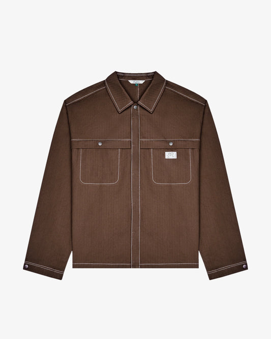 Malbon "Station Shirt" Mens - Carafe