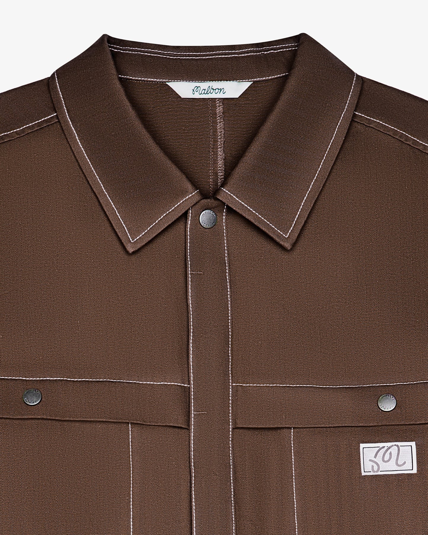 Malbon "Station Shirt" Mens - Carafe