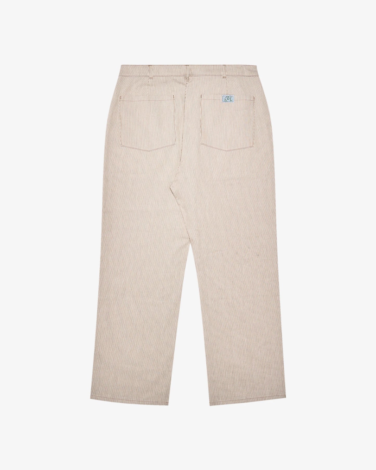 Malbon "Hickory Pant" Mens - Hickory Brown Stripe