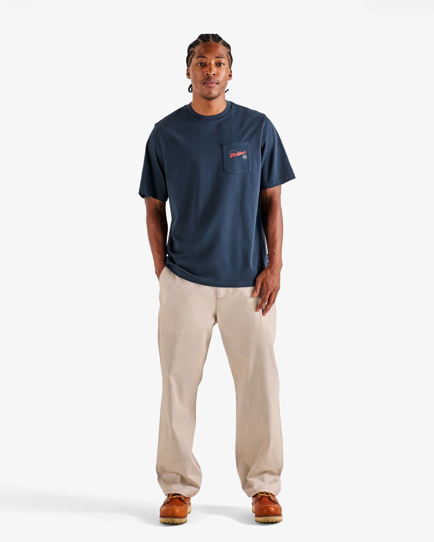 Malbon "Hickory Pant" Mens - Hickory Brown Stripe