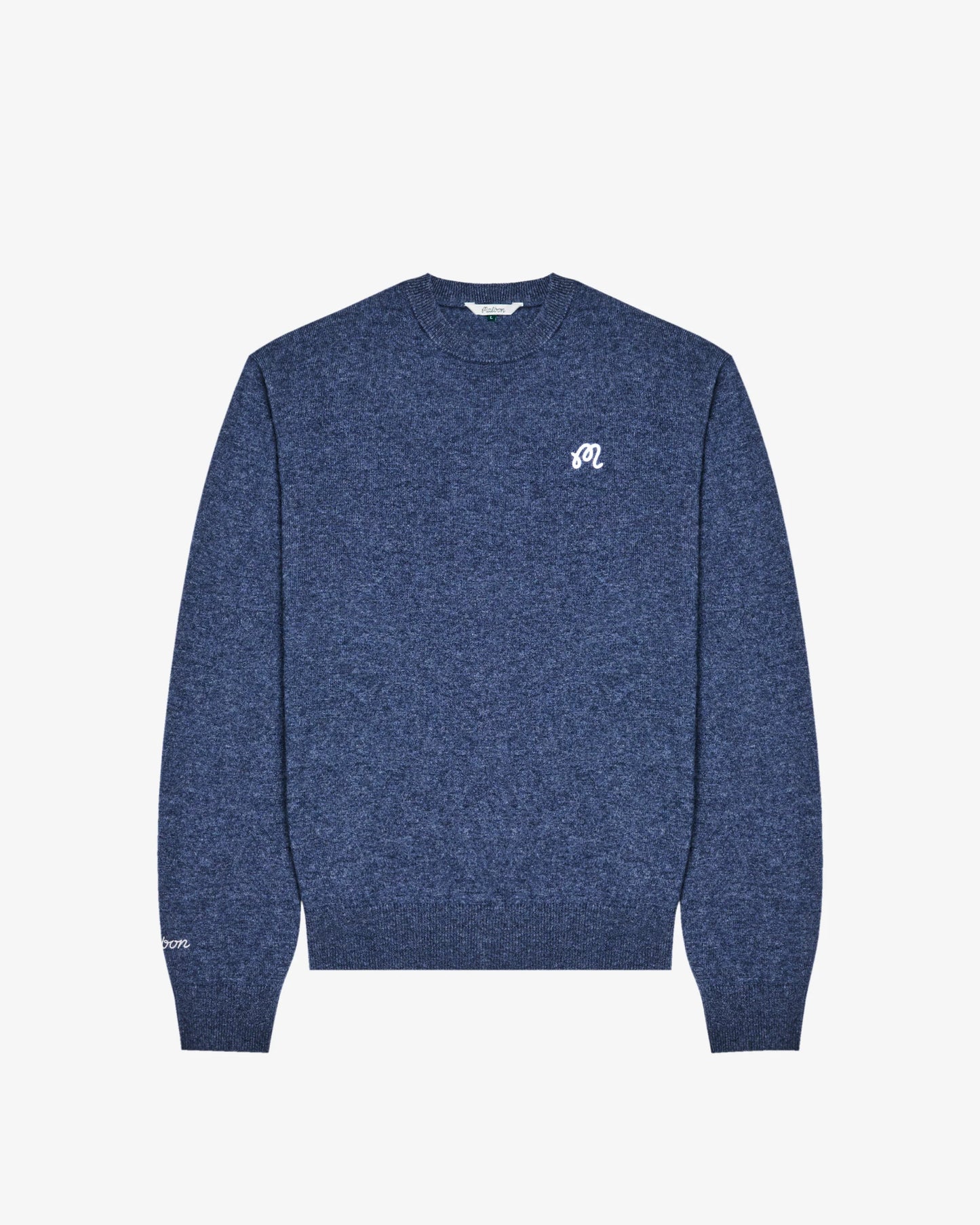 Malbon "M Script Sweater" Mens - Navy
