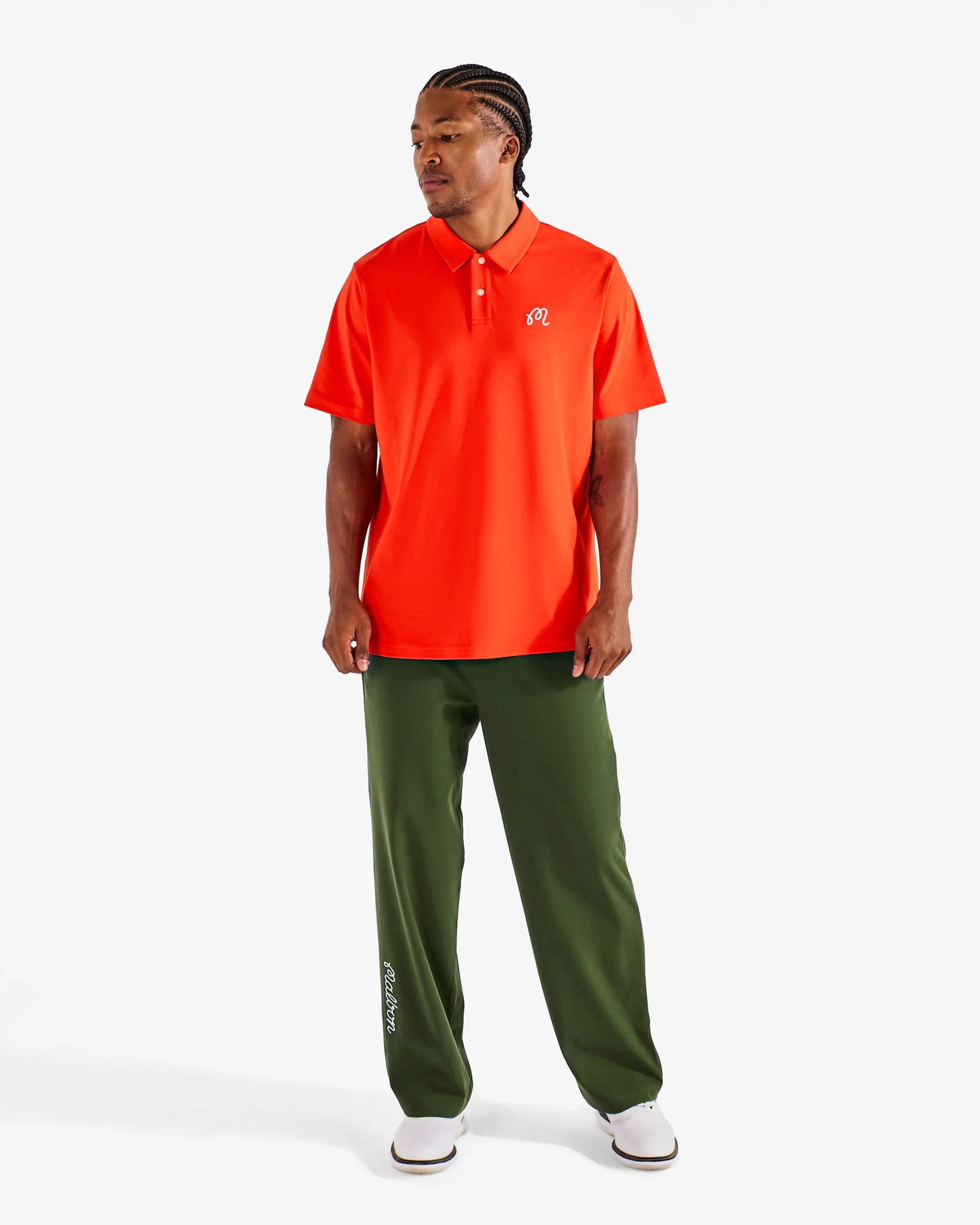 Malbon "Magnolia CoolCore Pant" Mens - Chive