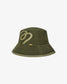 Malbon "RIPSTOP Bucket Hat" Mens - Dark Olive