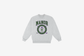 Manor "Mid-Weight Crest Crewneck" M - Light Heather