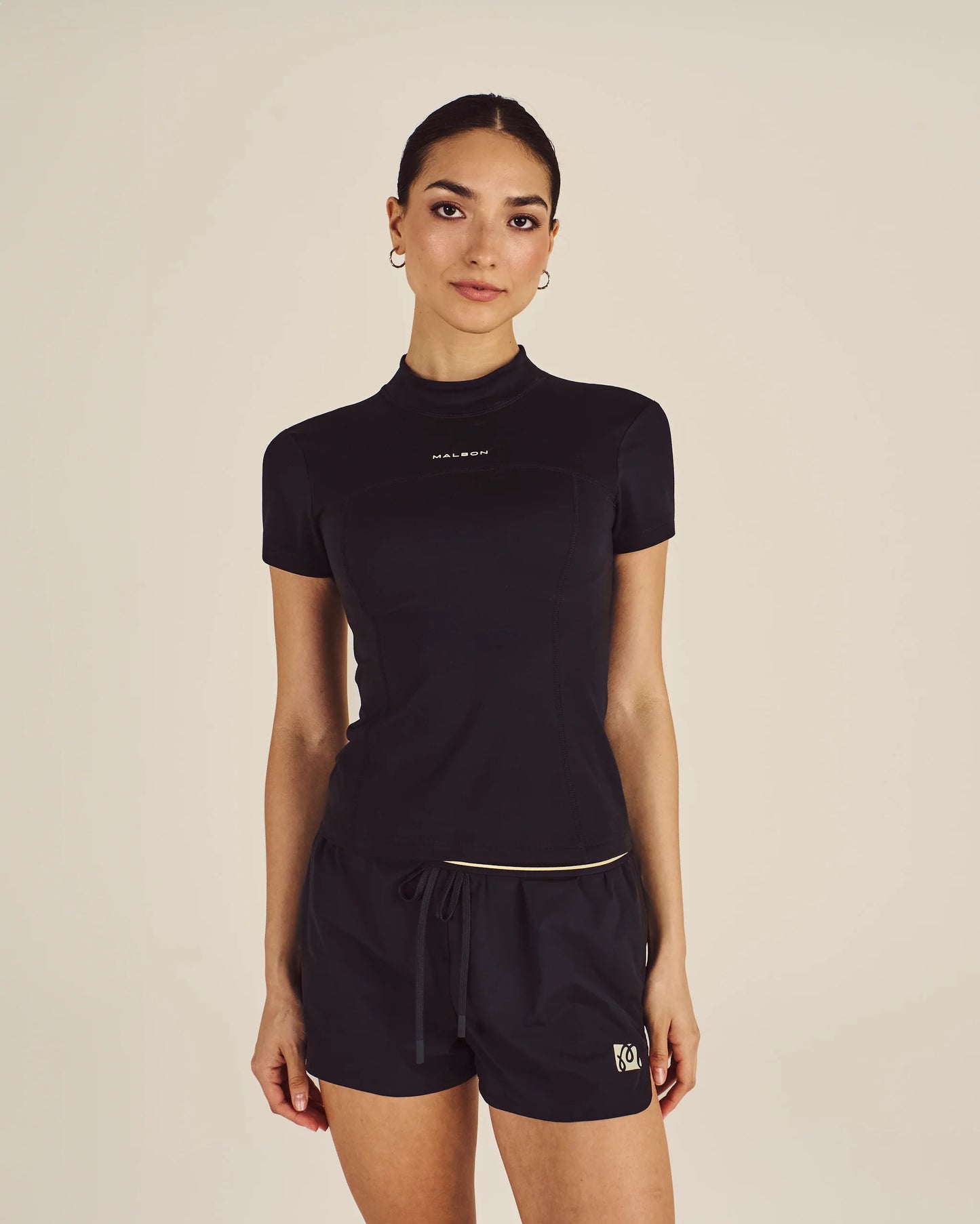 Malbon "Orelia Tee" Womens - Black