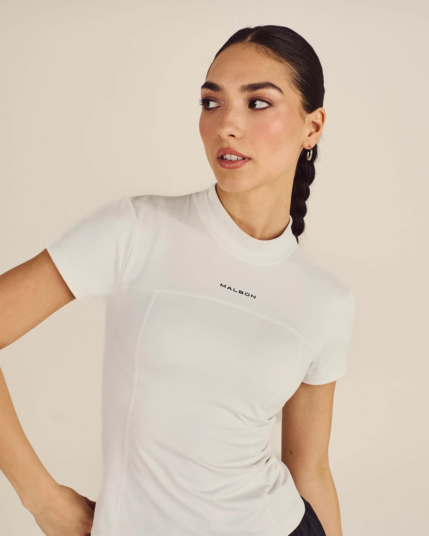 Malbon "Orelia Tee" Womens - White