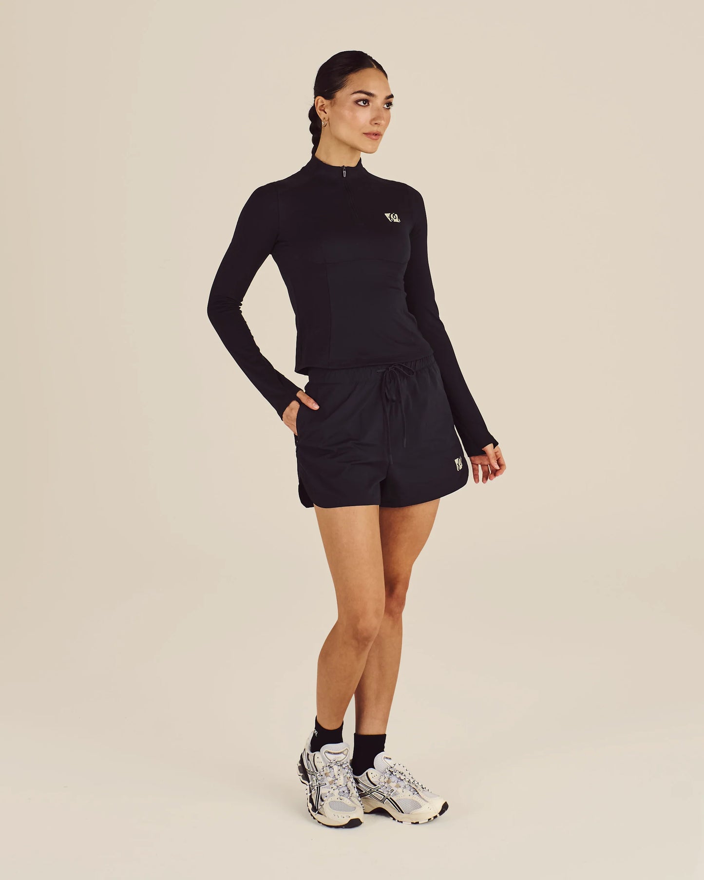 Malbon "Gamet Short" Womens - Black