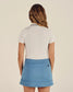 Malbon "Gisela Skirt" Womens - Blue Shadow