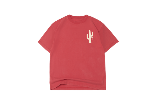 Manor "10 Years In Hangtime T-Shirt" Mens - Cherry / Sail