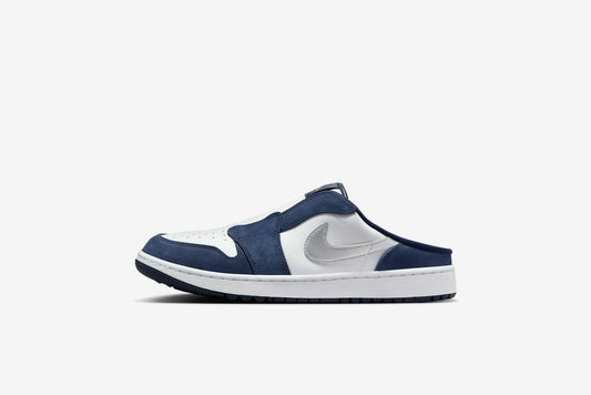 Air Jordan "Mule Golf" M - Navy / White / Metallic Silver