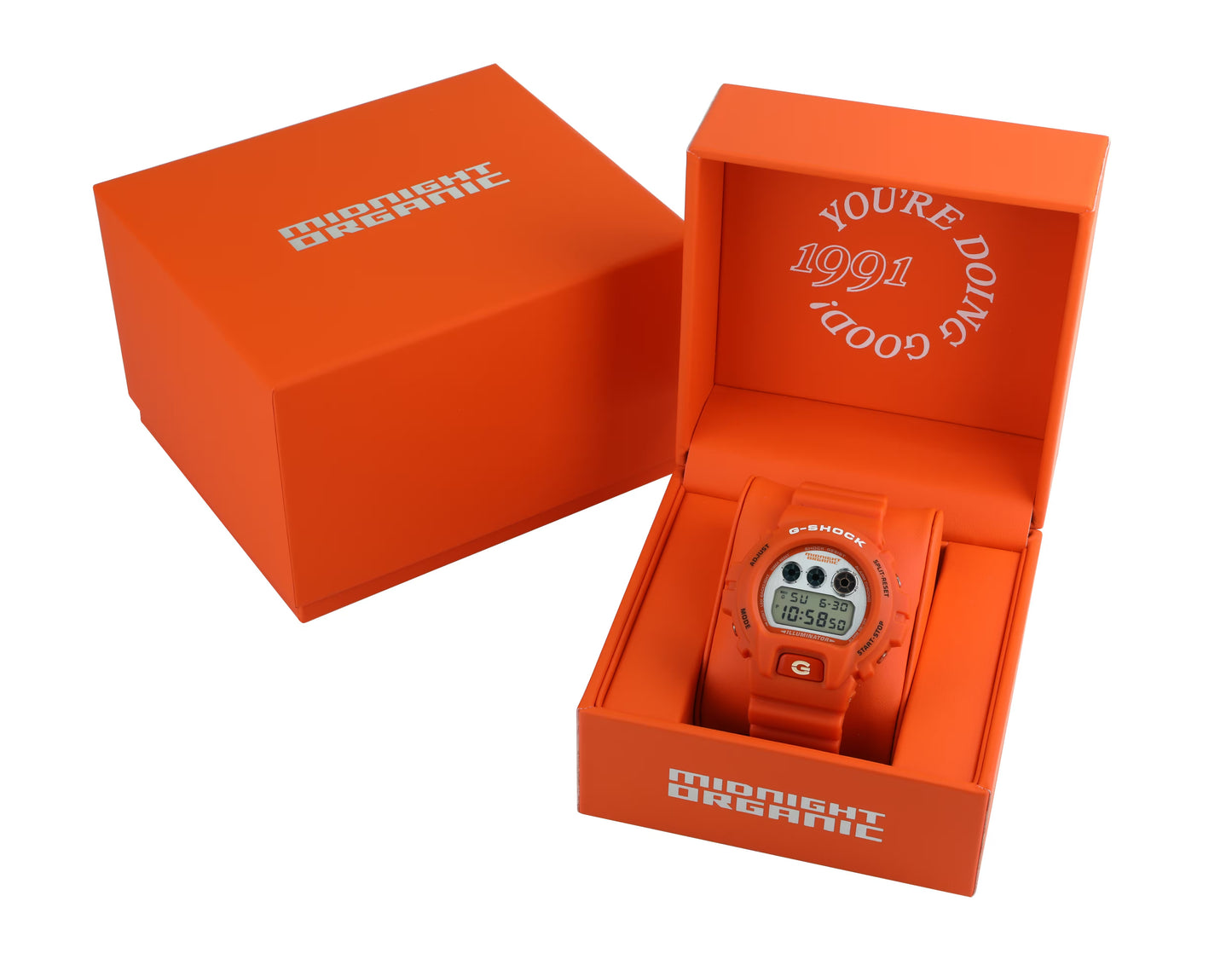 Casio "G-Shock DW6900MO26-4" Watch - Orange (Midnight Organic)