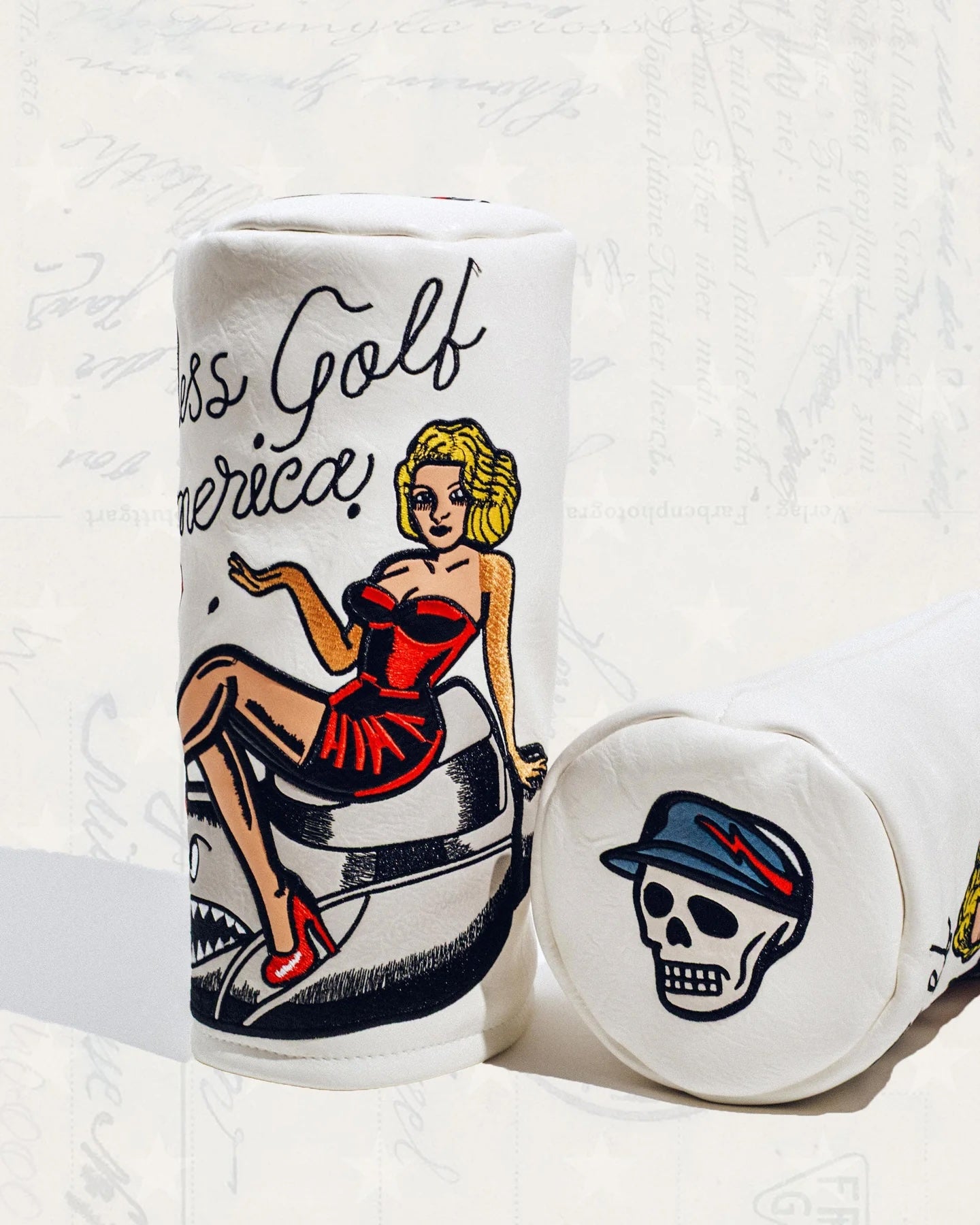 Devereux "God Bless America Barrel Driver" - White