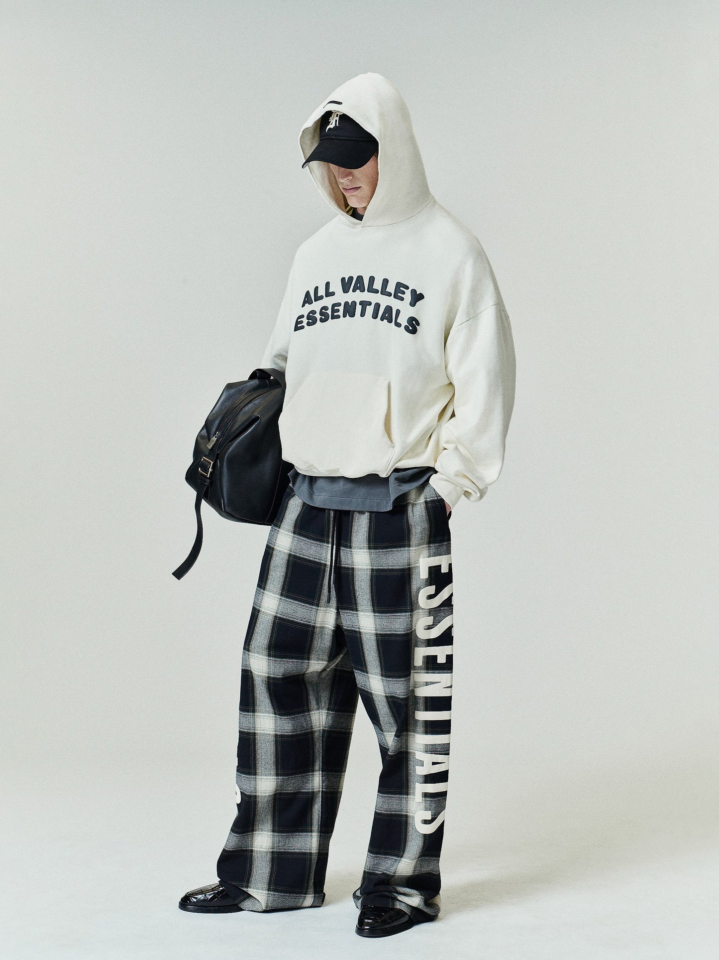 Fear of God Essentials "Lounge Pant" Mens - Iron Grey Plaid