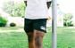 Manor "Mesh Gym Shorts" Mens - Black / White
