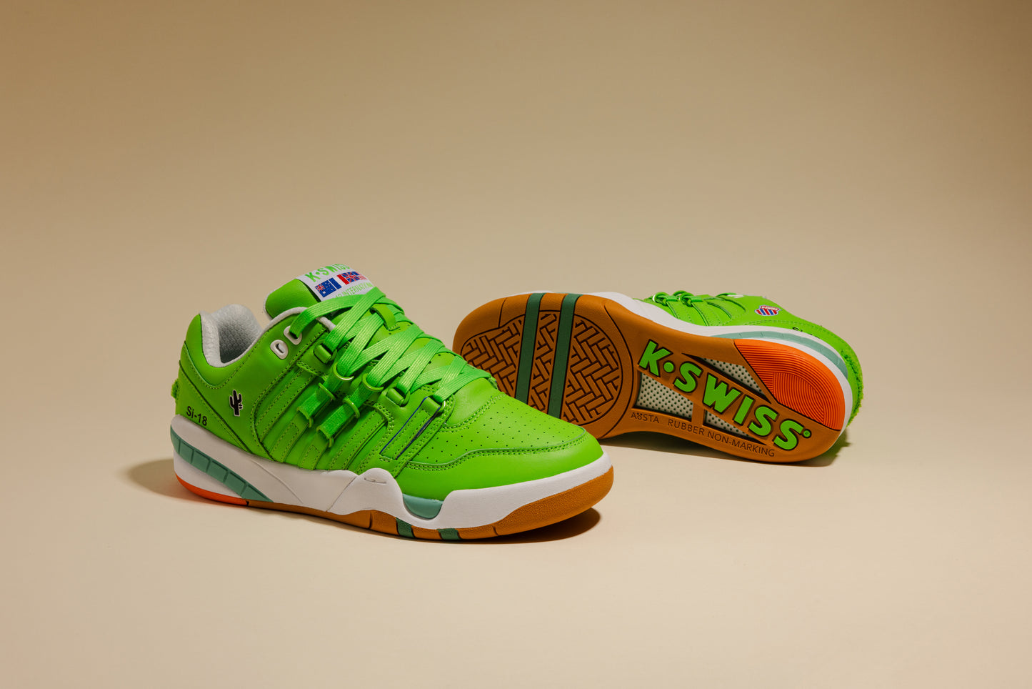 K-Swiss "SI-18 International C x Manor" Mens - Jasmine / White / Gum