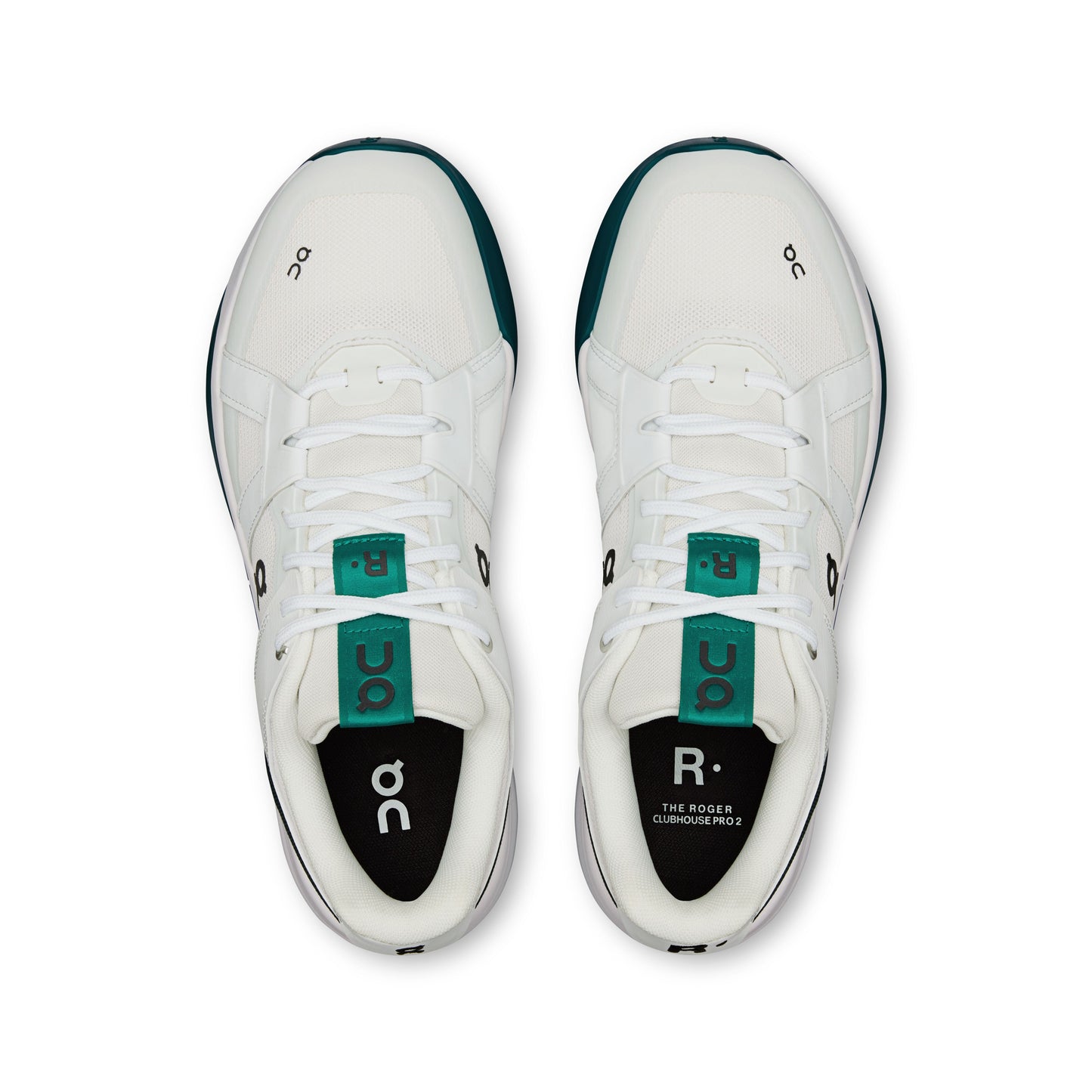 On "THE ROGER Clubhouse Pro 2" Mens - White / Neem