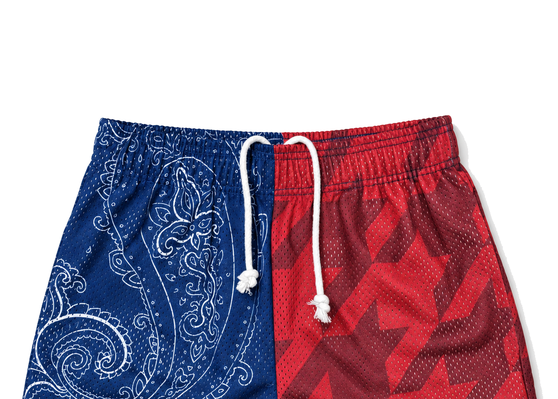 Manor "Dirtbags Short " Kids - Houndstooth / Paisley Split