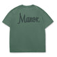 Manor "Classic Embroidered T-Shirt" Mens - Vintage Green / Fairway