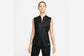 Nike "Dri-FIT Victory Animal Print Embossed Sleeveless Polo Shirt" W - Black