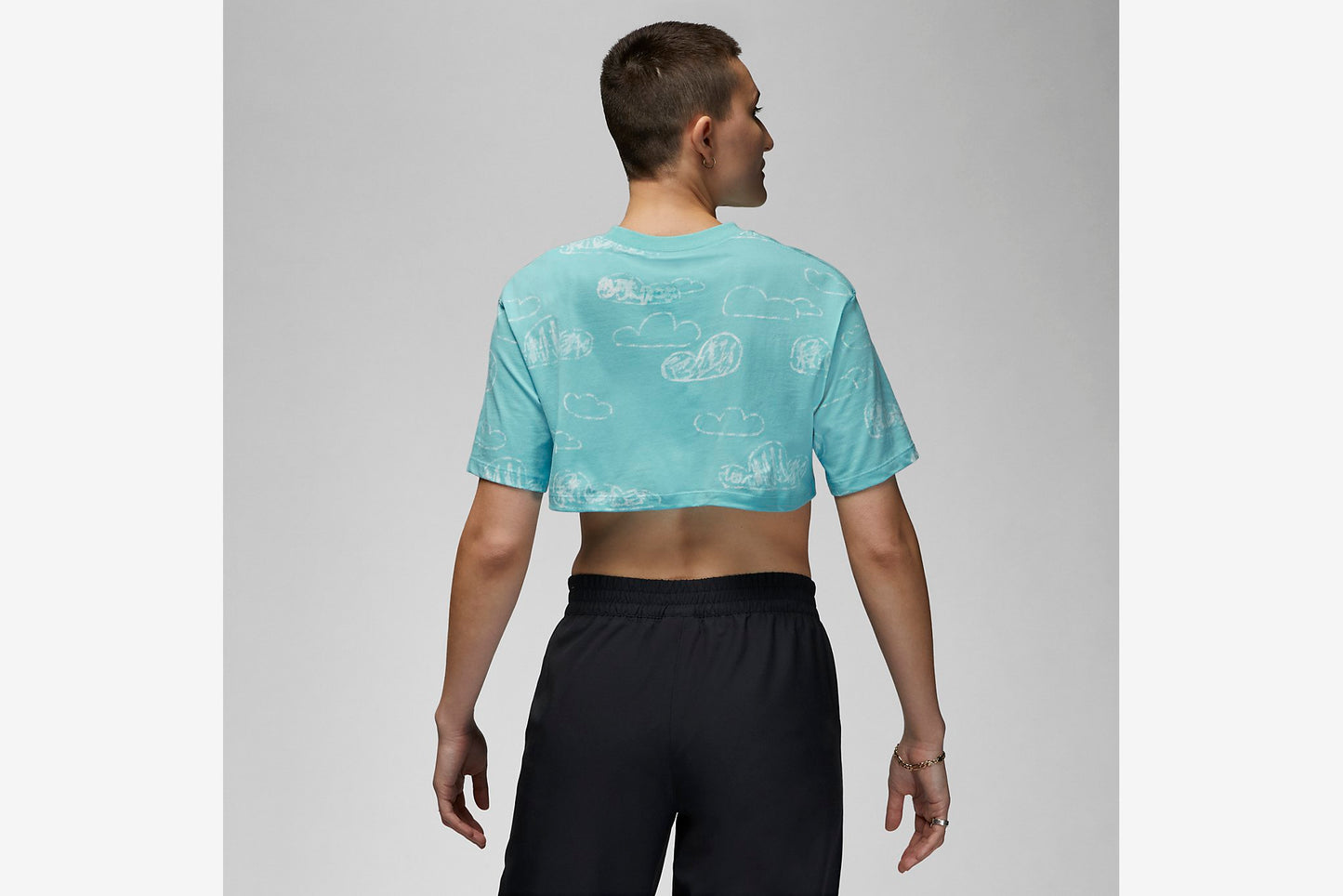 Jordan "Artist Series by Parker Duncan T-shirt - W - Bleached Aqua