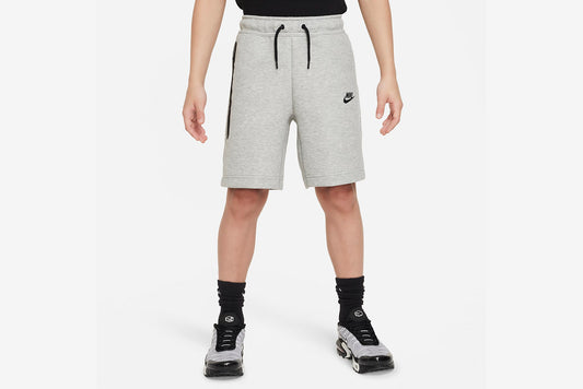 Nike "Nike Sportswear Tech Fleece Big Kids Shorts" - Dark Heather Grey