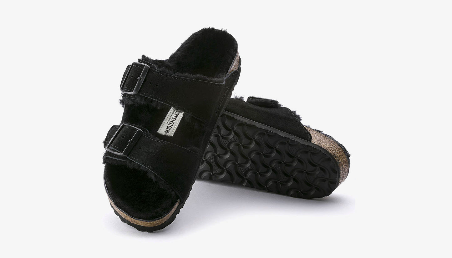 Birkenstock "Arizona Fur" M - Black