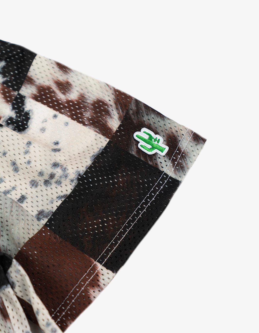 Manor "Cow Hide Mesh Short " Mens - Cow Print / Bovine