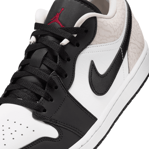 Air Jordan "1 Low SE" Mens - Black / Team Red / White