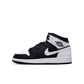 Air Jordan "1 Mid BG" Grade School - Black / White