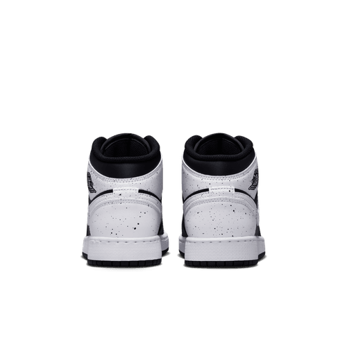 Air Jordan "1 Mid BG" Grade School - Black / White