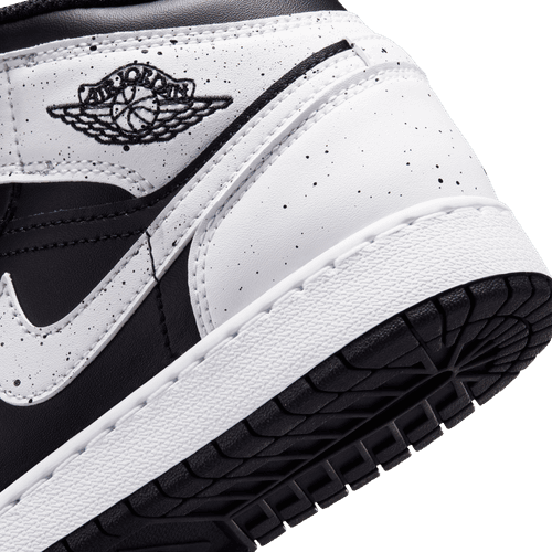 Air Jordan "1 Mid BG" Grade School - Black / White