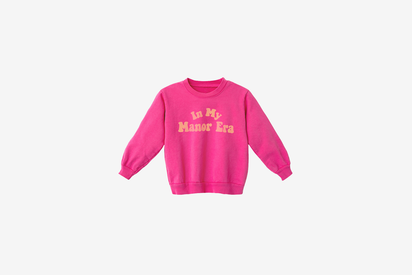 Manor "'In My Manor Era Crewneck" Kids - Pink