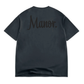 Manor "Manor Classic Embroidered Tee" Kids - Vintage Black / Black