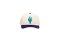 Manor x New Era "Hang Time" 9FIFTY A-Frame Snapback - White / Purple / Teal