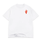 Manor "Manor Classic Embroidered Tee" Kids - White / Orange