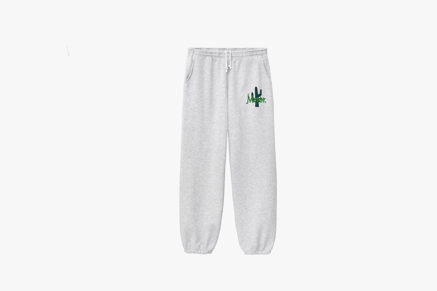 Manor "Double Logo Sweatpant" Kids - Ashy / Grassy