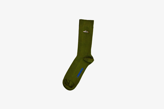 Birkenstock "Cotton Ribbed Socks" Unisex - Pine Green