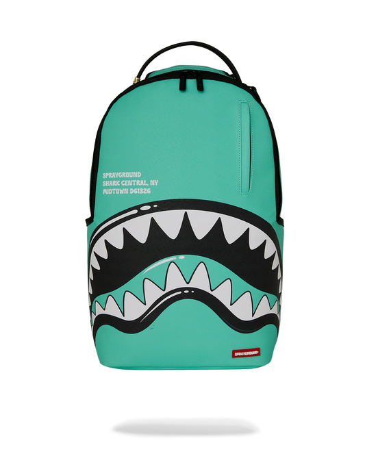 Sprayground "Shark Central Bubble Shark" Backpack - Teal