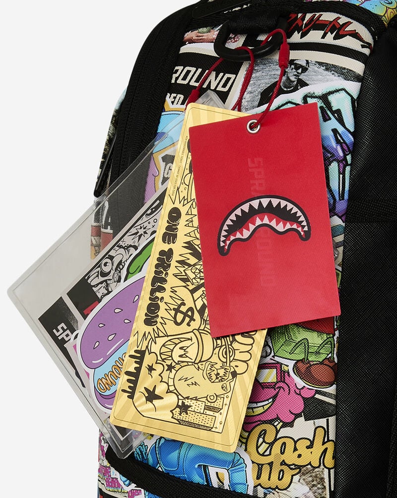 Sprayground "Punk Sticker Shark" Backpack - Assorted